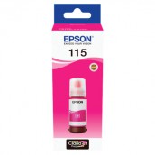 Чернила EPSON 115 (C13T07D34A) для СНПЧ L8160/L8180, пурпурные, объем 70 мл, ОРИГИНАЛЬНЫЕ