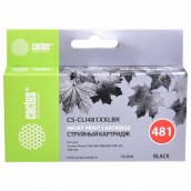 Картридж струйный CACTUS (CS-CLI481XXLBK) для Canon Pixma TR7540/TR8540/TS6140, черный