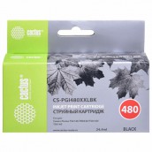 Картридж струйный CACTUS (CS-PGI480XXLBK) для Canon Pixma TR7540/TR8540/TS6140/TS8140, черный