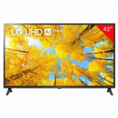 Телевизор LG 43UQ75006LF, 43" (108 см), 3840 x 2160, 4K, 16:9, SmartTV, Wi-Fi, черный, 3205263