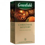 Чай GREENFIELD "Christmas Mystery" черный, 25 пакетиков в конвертах по 1,5 г, 0434-10
