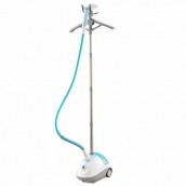 Отпариватель BQ (БИ-КЬЮ) SG5005S, 1800 Вт, пар 35 г/мин, резервуар 1,5 л, 1 режим, 1 насадка, белый/синий, 86195622