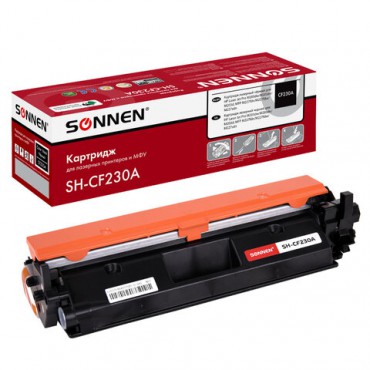 Картридж лазерный SONNEN (SH-CF230A) HP LJ M203d/M203dn/M227fdn/M227sdn, ресурс 1600 стр., 364107