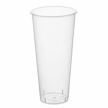 Стакан одноразовый пластиковый, прозрачный, сверхплотный, 650 мл, "Bubble Cup", ВЗЛП, 1022ГП
