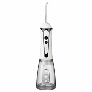 Ирригатор для полости рта REVYLINE RL 450 New, портативный, емкость резервуара 0,3 л, 5 насадок, белый, 7994